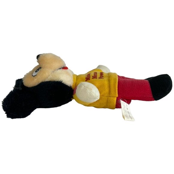 Vintage Knickerbocker Mickey Mouse Power Plush 10” Stuffed Animal Disney Toy - Picture 4 of 9